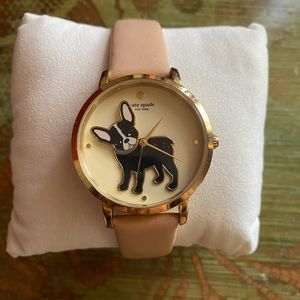 Kate Spade Grand Metro Watch Boston Terrier